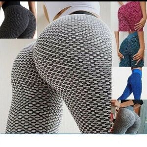 Women Anti-Cellulite Yoga Gym Pants Push Up Tik Tok Leggings Bum Butt Lift Sport